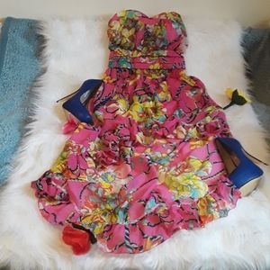 Angela Floral High-Low